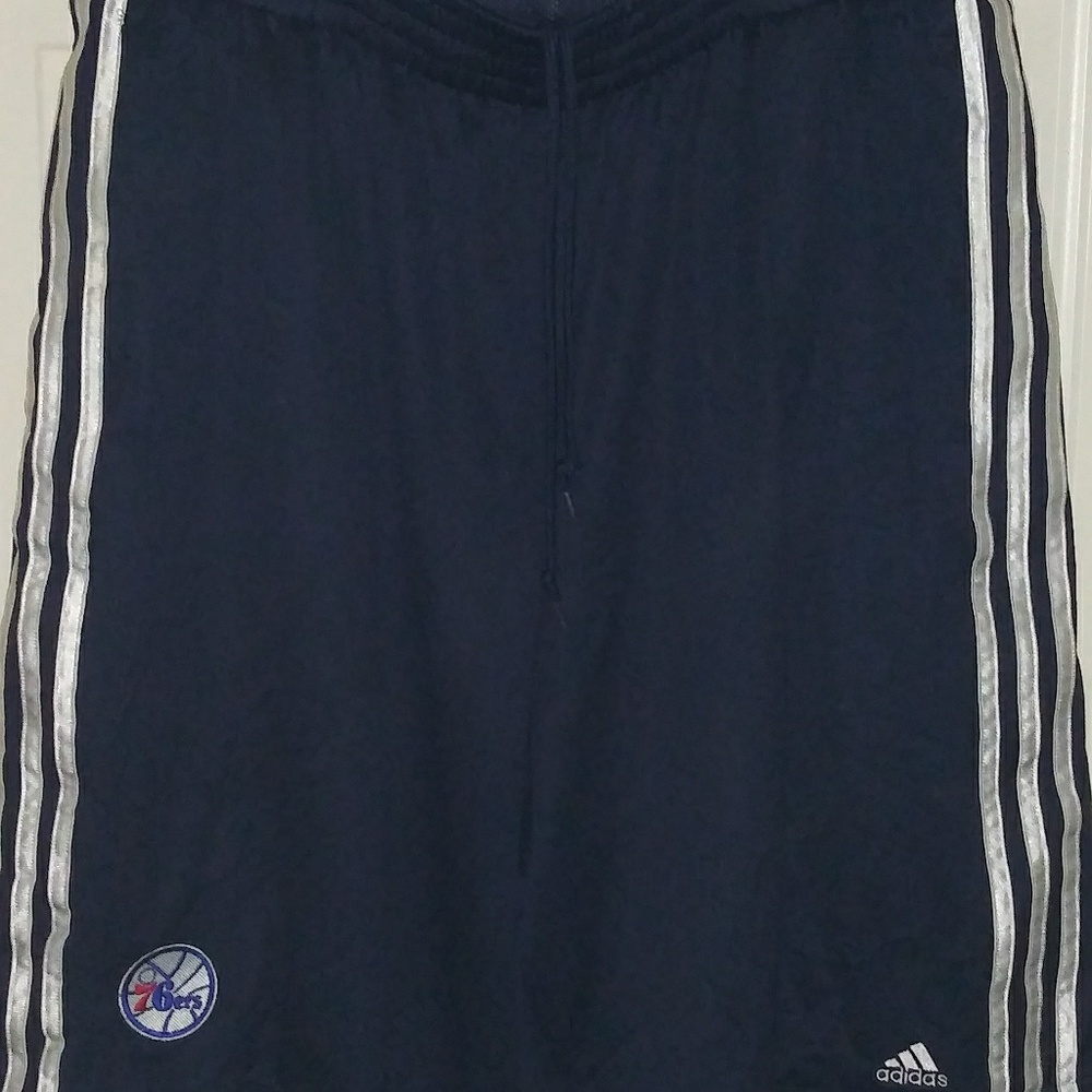 Adidas Philadelphia 76ers Shorts (Dark Blue)